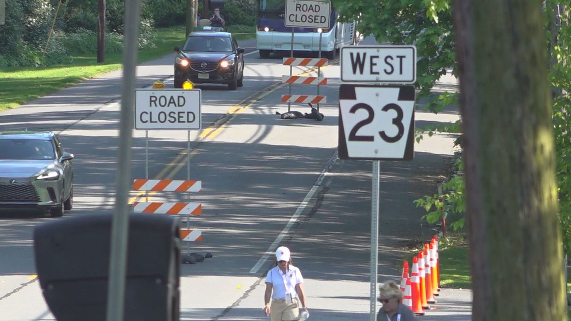 Detours are in place around parts of Route 23 in Manheim Township from now until June 2 for the golf tournament at Lancaster Country Club.