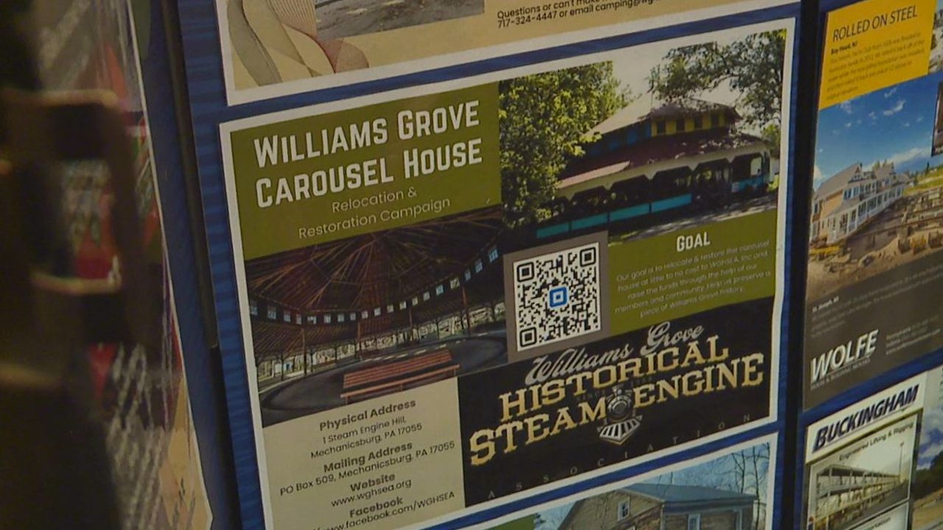 The Williams Grove Historical Steam Engine Association is moving forward with moving the historic structure to its property in 2024.