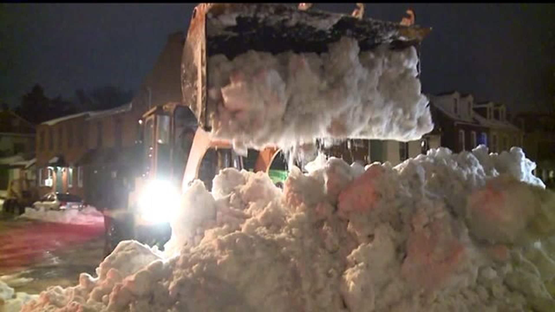 Snow removal continues in Lancaster