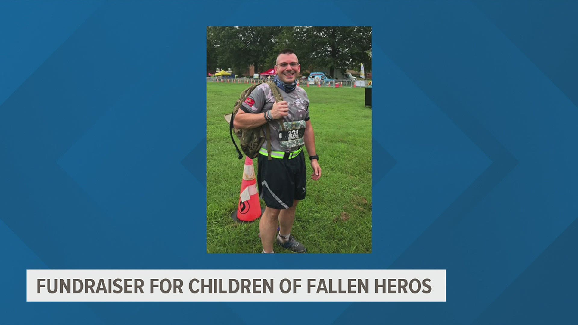 Hosting this years 25th annual Air Force Half-Marathon race, George Donavos is raising money to aid children of fallen special operation forces.