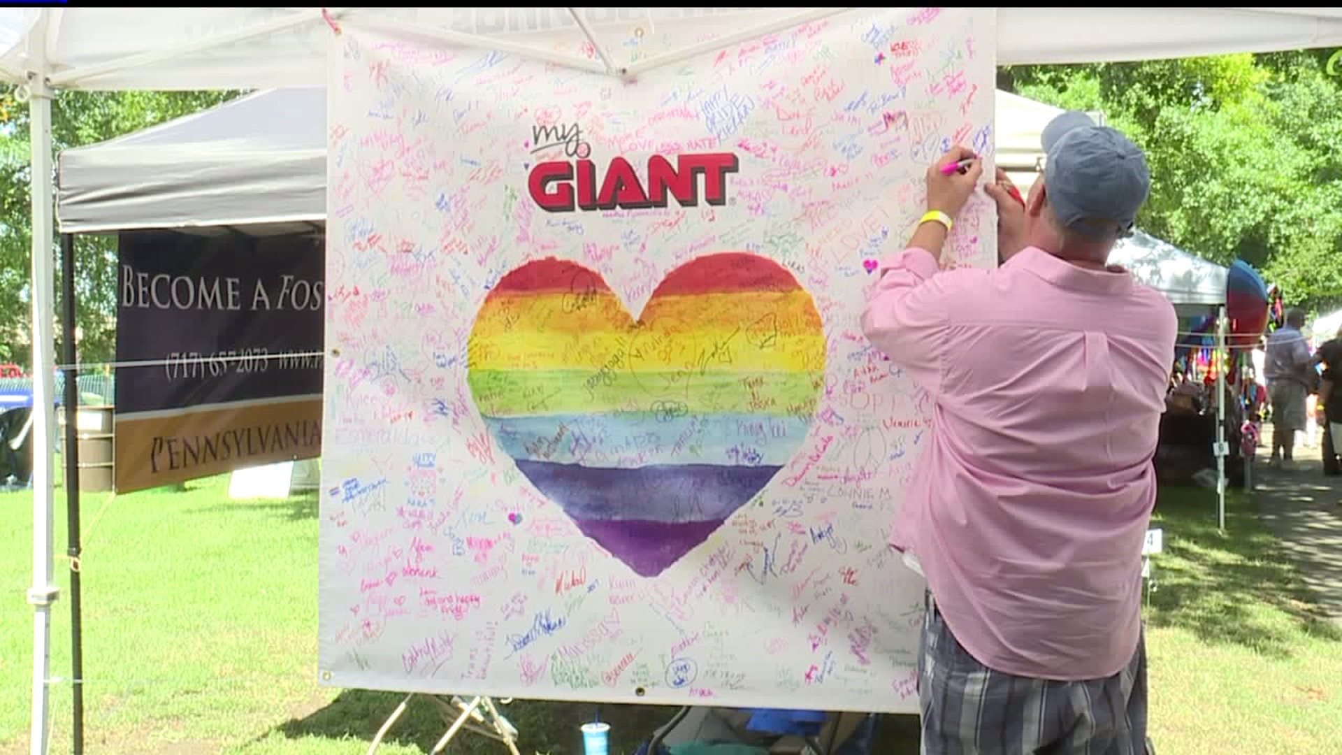 Hundreds celebrate LGBT pride in downtown Harrisburg