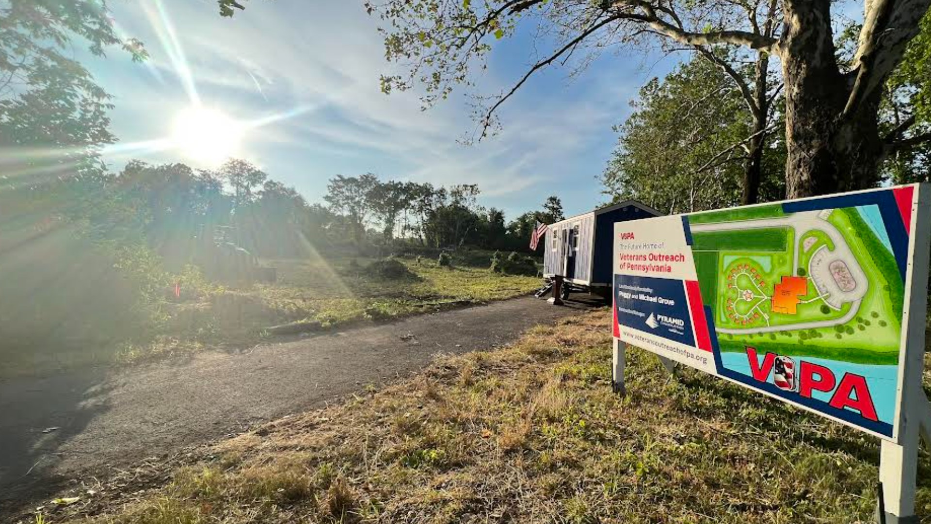 A groundbreaking ceremony for 15 tiny homes that are transitional and therapeutic housing for veterans who are experiencing homelessness will take place today.