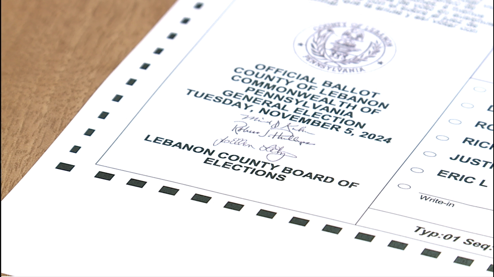 Mail-in ballots have been finalized and are expected to be mailed in the coming weeks.