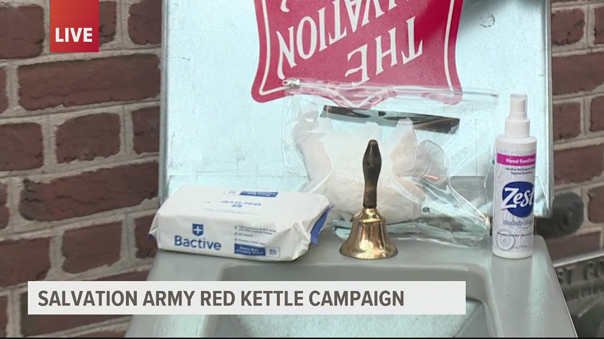 Salvation Army kicks off their Christmas Kettle Campaign