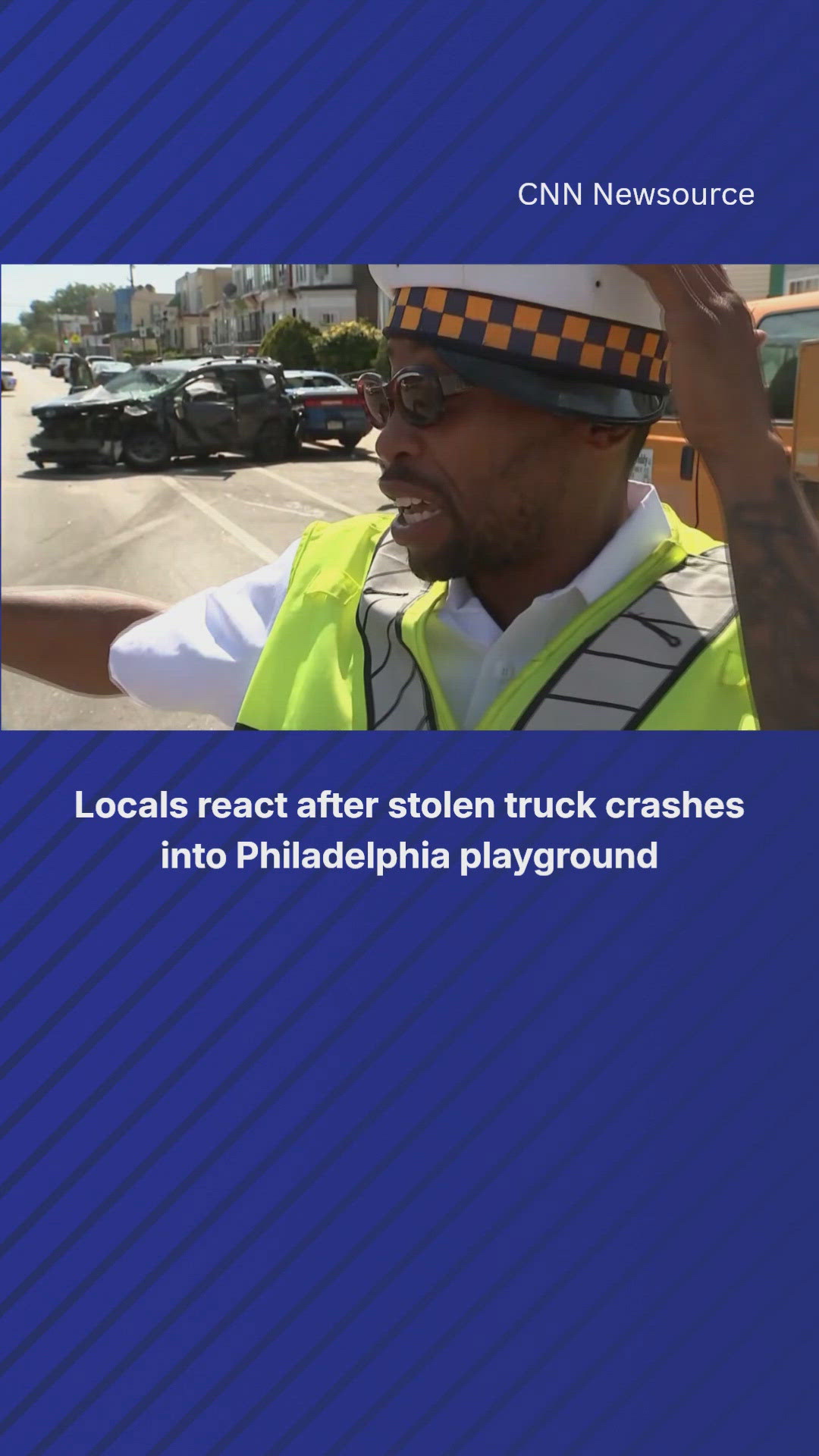 Locals react after stolen truck crashes into Philadelphia playground ...