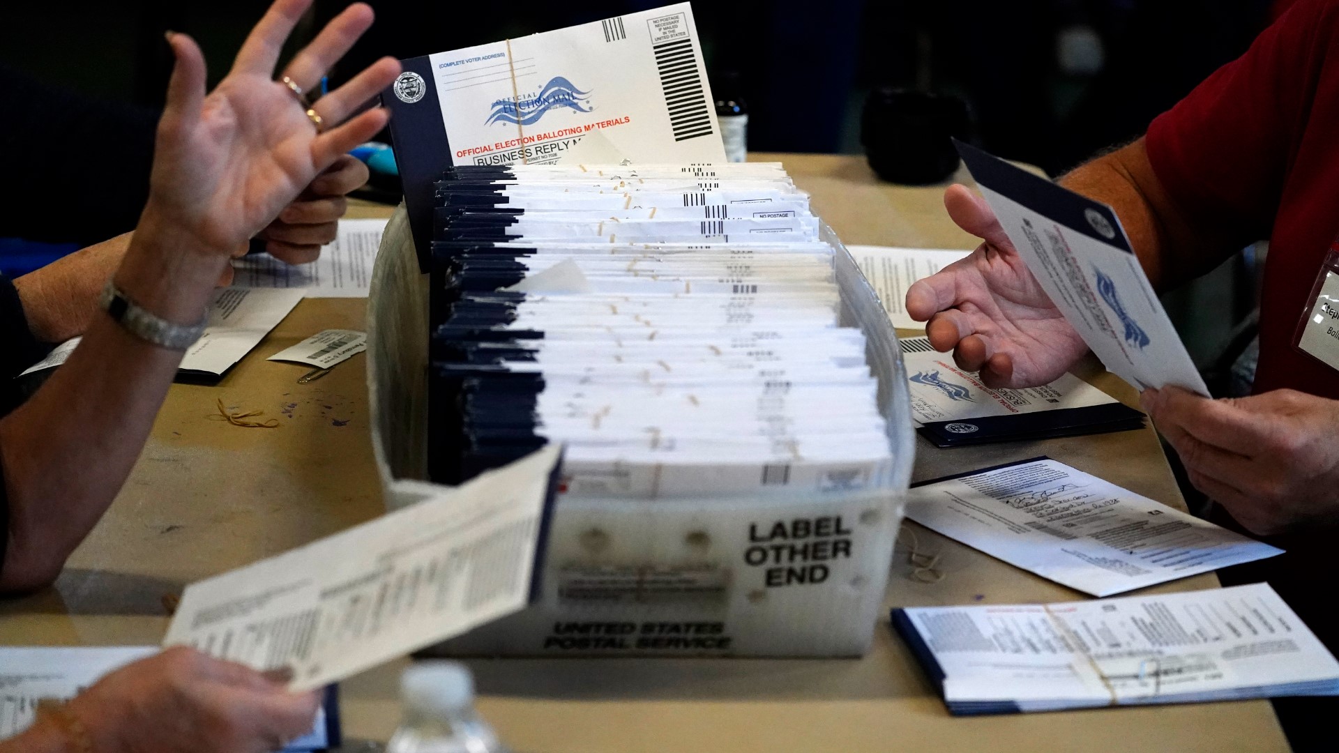Upon attempting to open and scan the first batch of mail-in ballots on Tuesday, workers discovered "a significant number" of them were incorrectly coded.