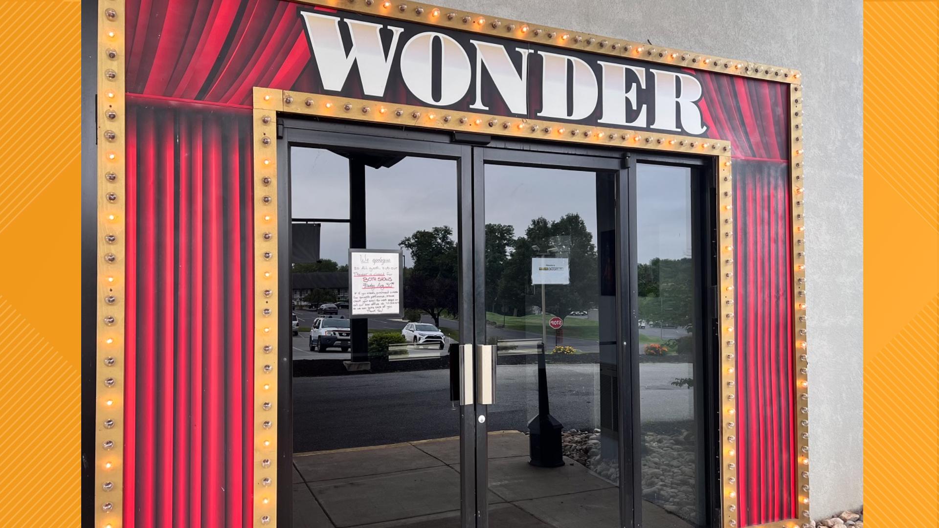 According to FOX43's crew at the scene, the Magic & Wonder Dinner Theater was evacuated after an employee began to feel sick and another experienced dizziness.