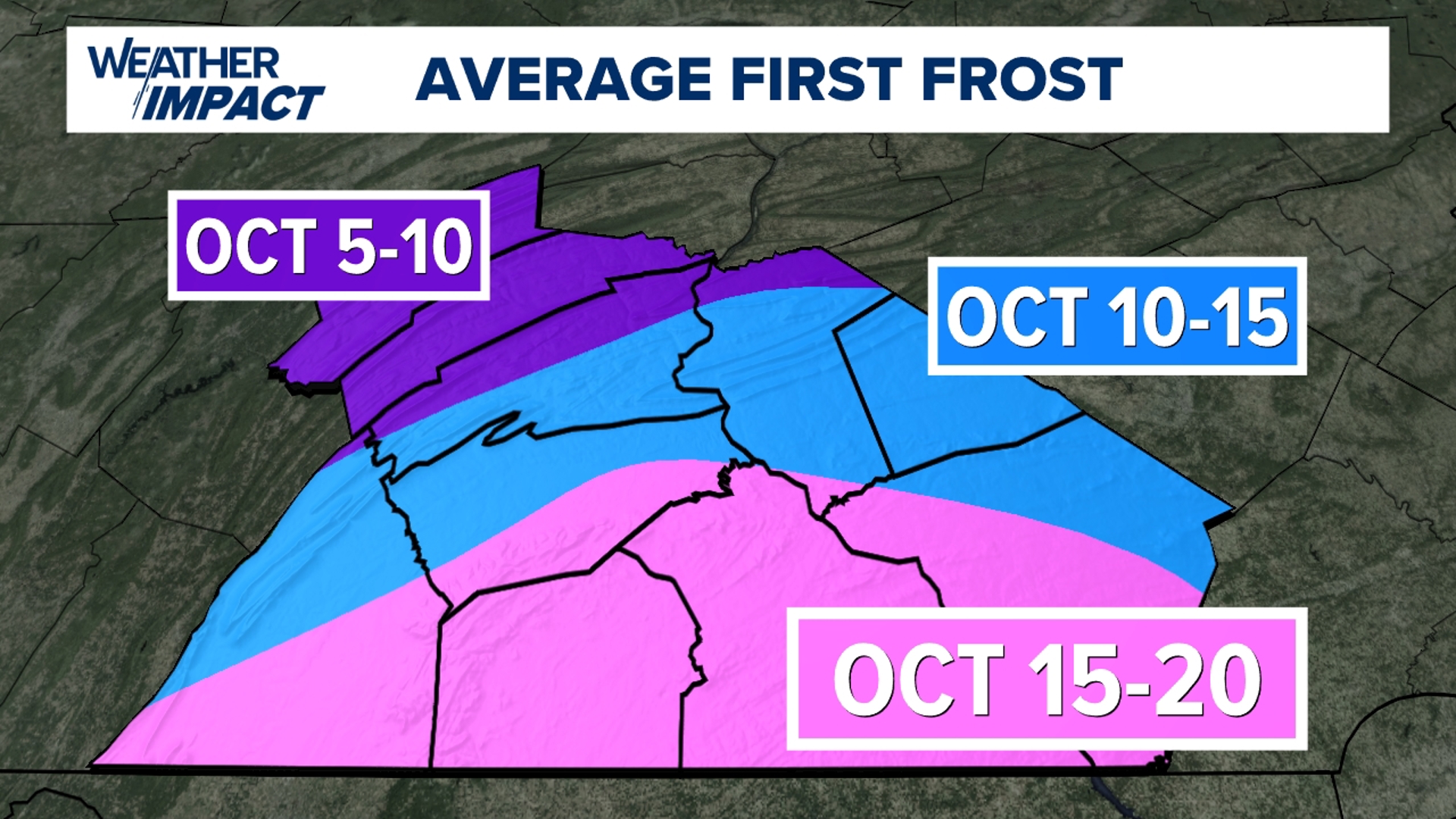 Freeze warning: Central PA faces first autumn frost concern of 2025 ...
