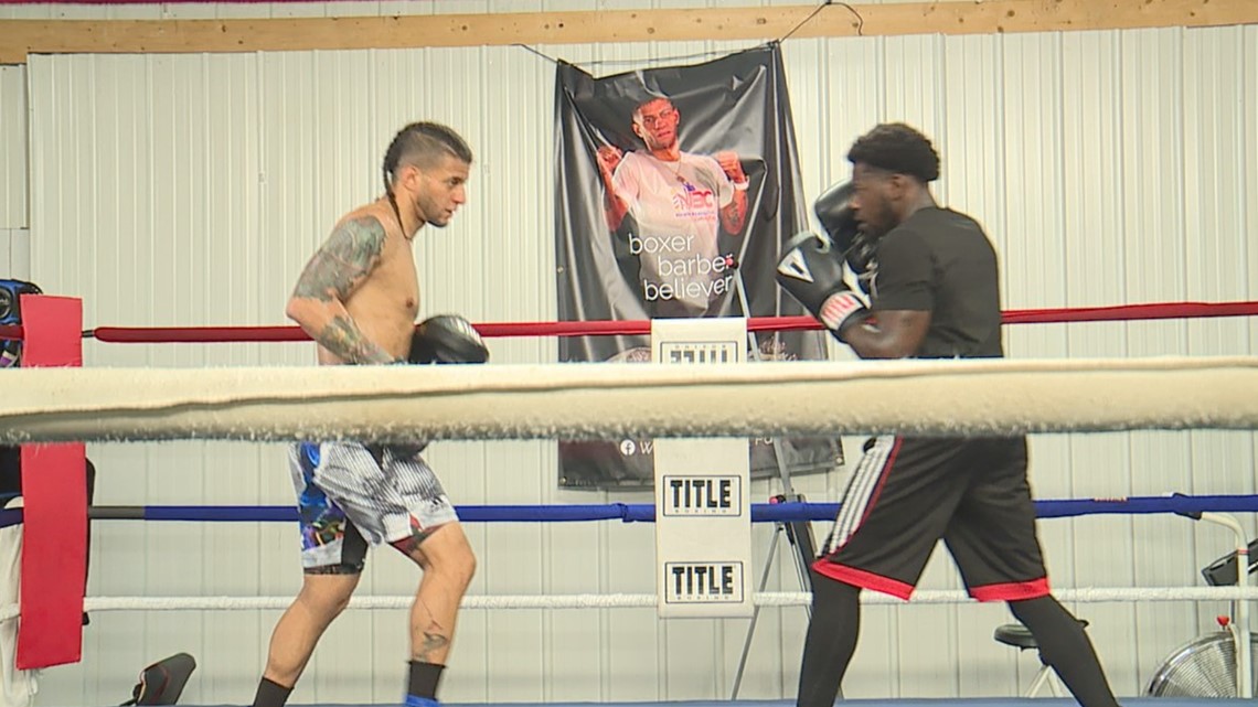 Lebanon Boxer Nicolas Hernandez trains young adults in boxing