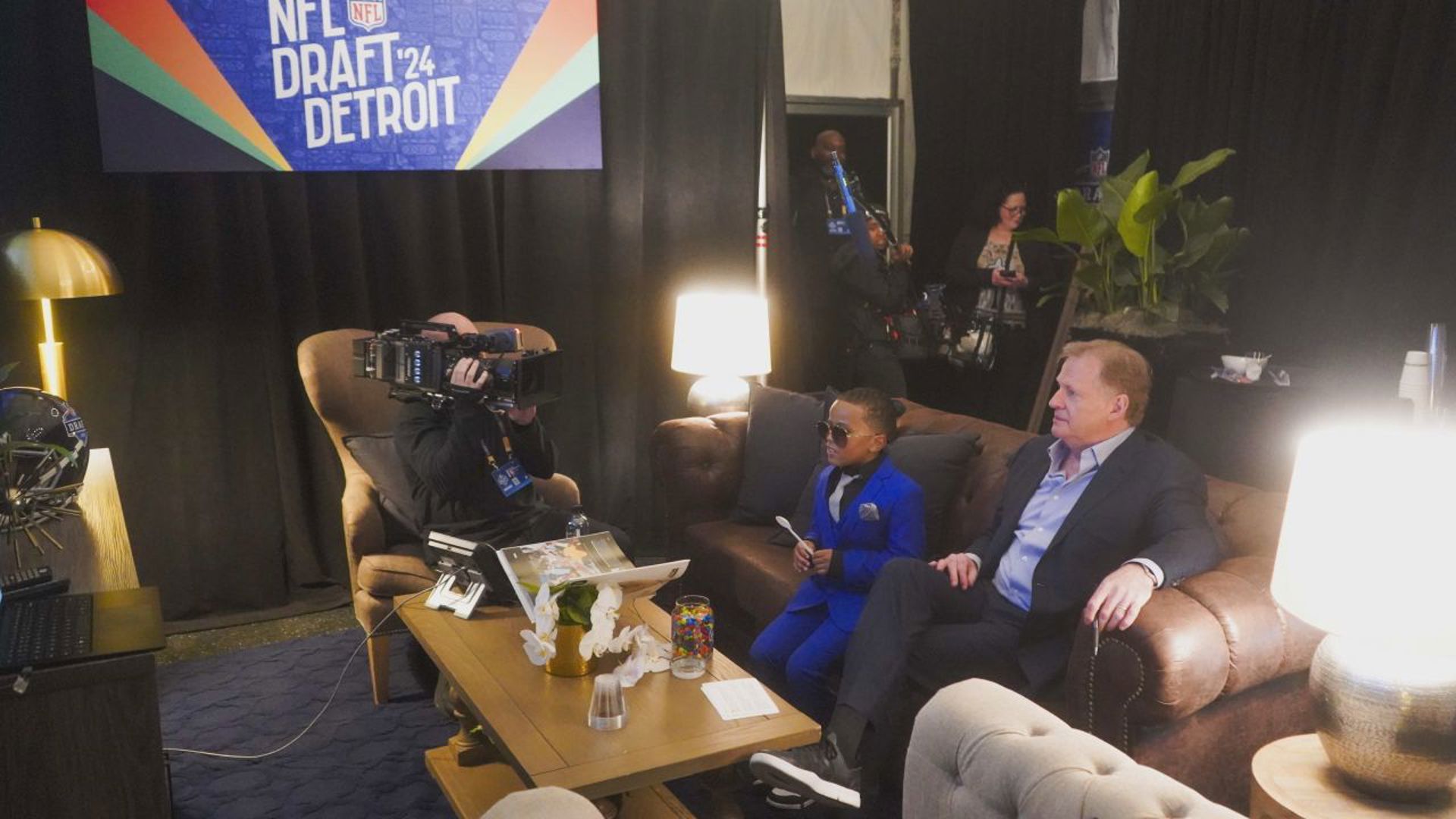 The Dauphin County native was invited to be the personal guest of Goodell, getting exclusive draft access for the first night of the annual event.