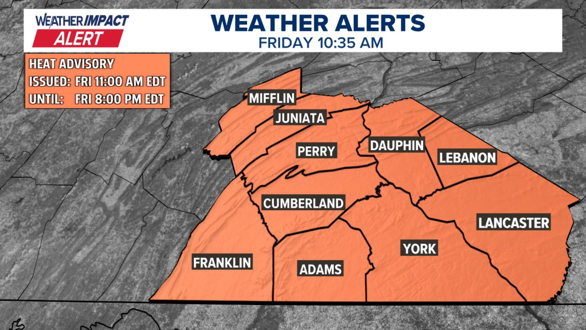 FOX43 warns of heat advisory in Pennsylvania | fox43.com