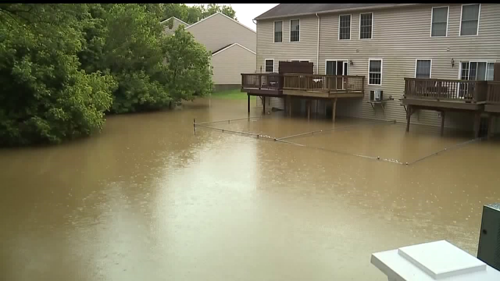 Flooding causing people to evacuate in Swatara Township