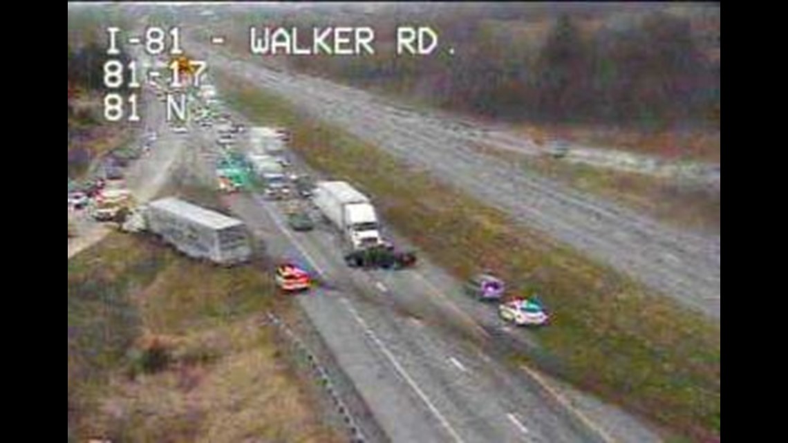 Multi-vehicle Accident Shuts Down Portion Of I-81 In Franklin County ...