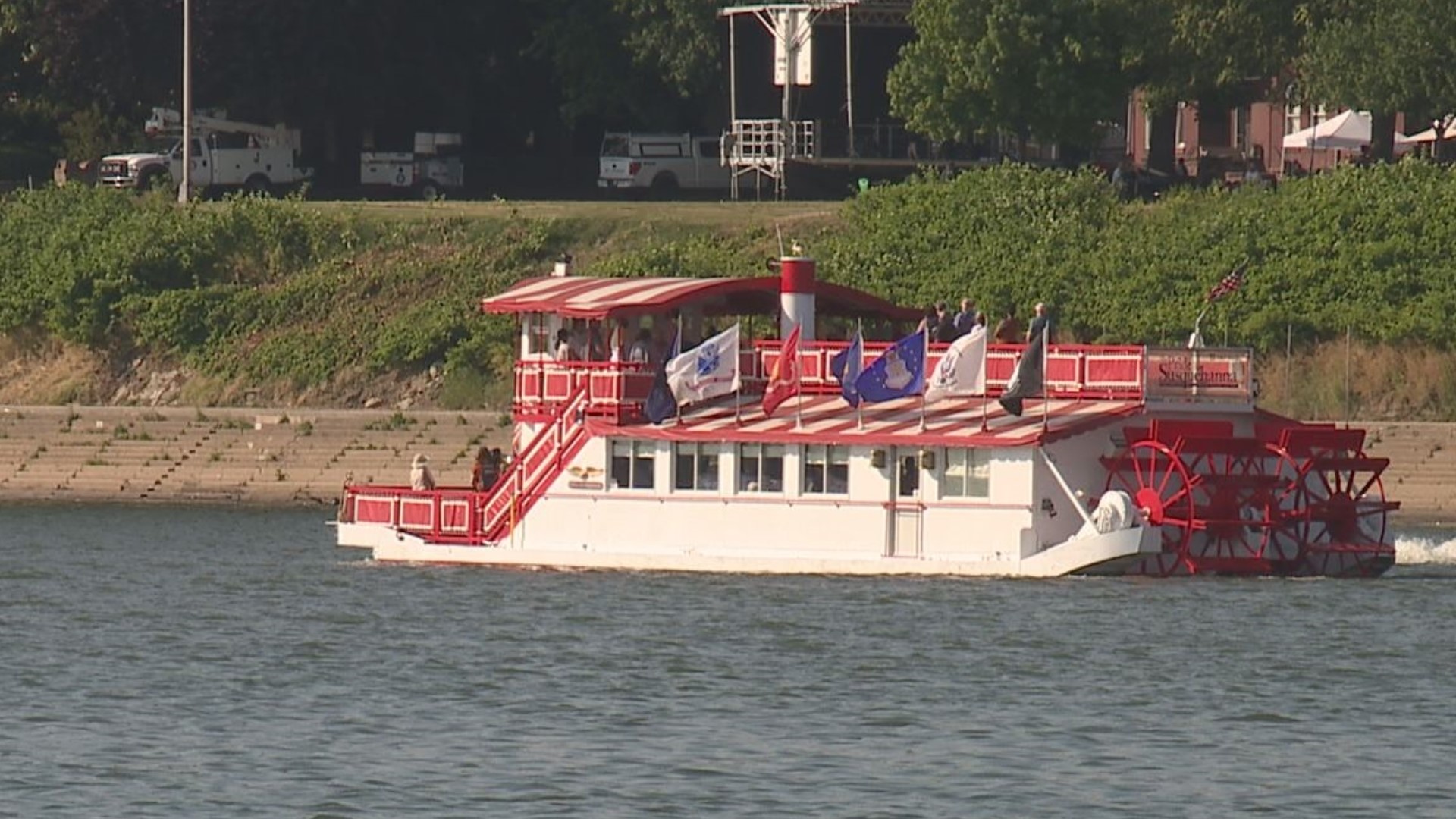 While Monday's cruise was in honor of Memorial Day, veterans can ride the Pride of the Susquehanna for free throughout the summer.