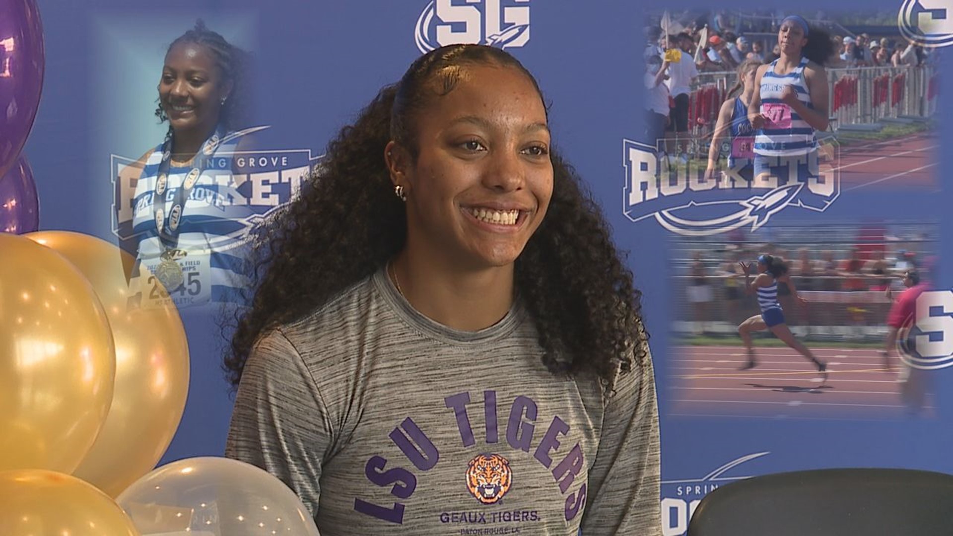 If the Rockets' track star gets her way, there will be a lot of new records set in the spring.