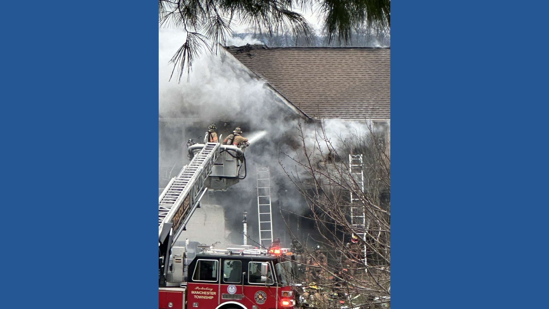 6 displaced after 2-alarm house fire in York County | fox43.com