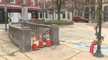 Businesses, residents concerned over human waste in public square in downtown York
