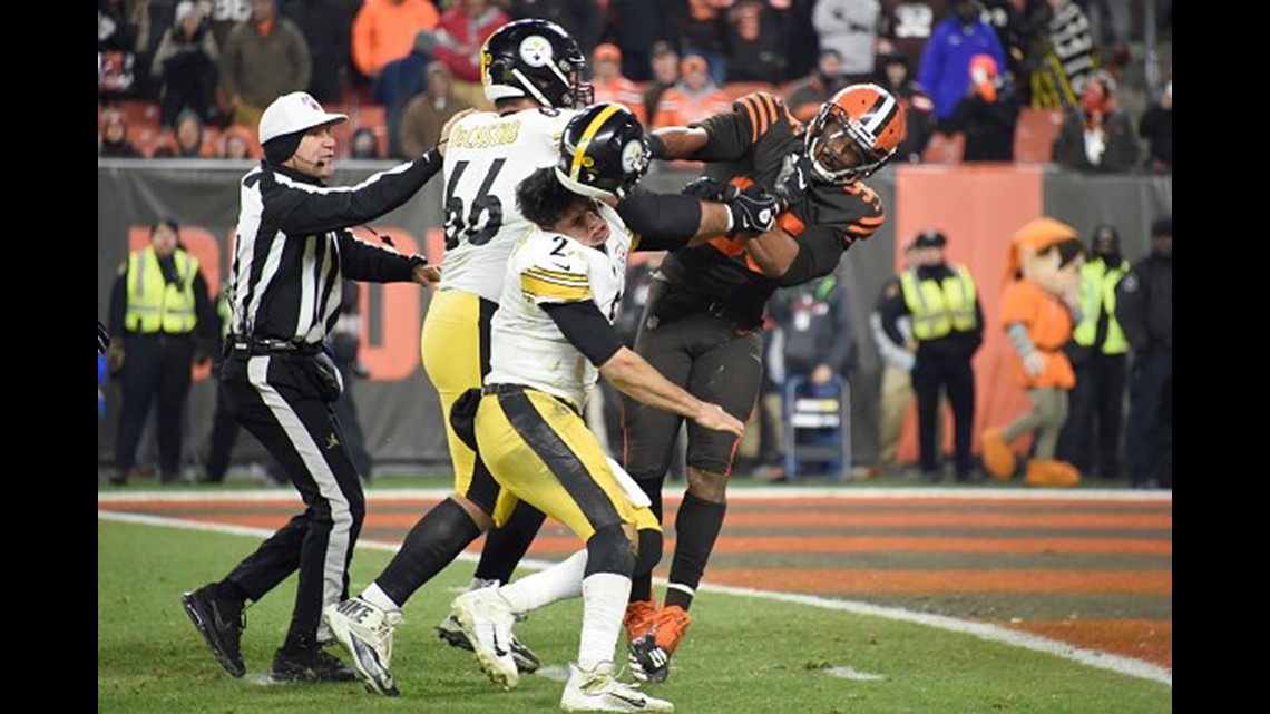 Steelers QB Rudolph fined $50,000 for brawl with Browns