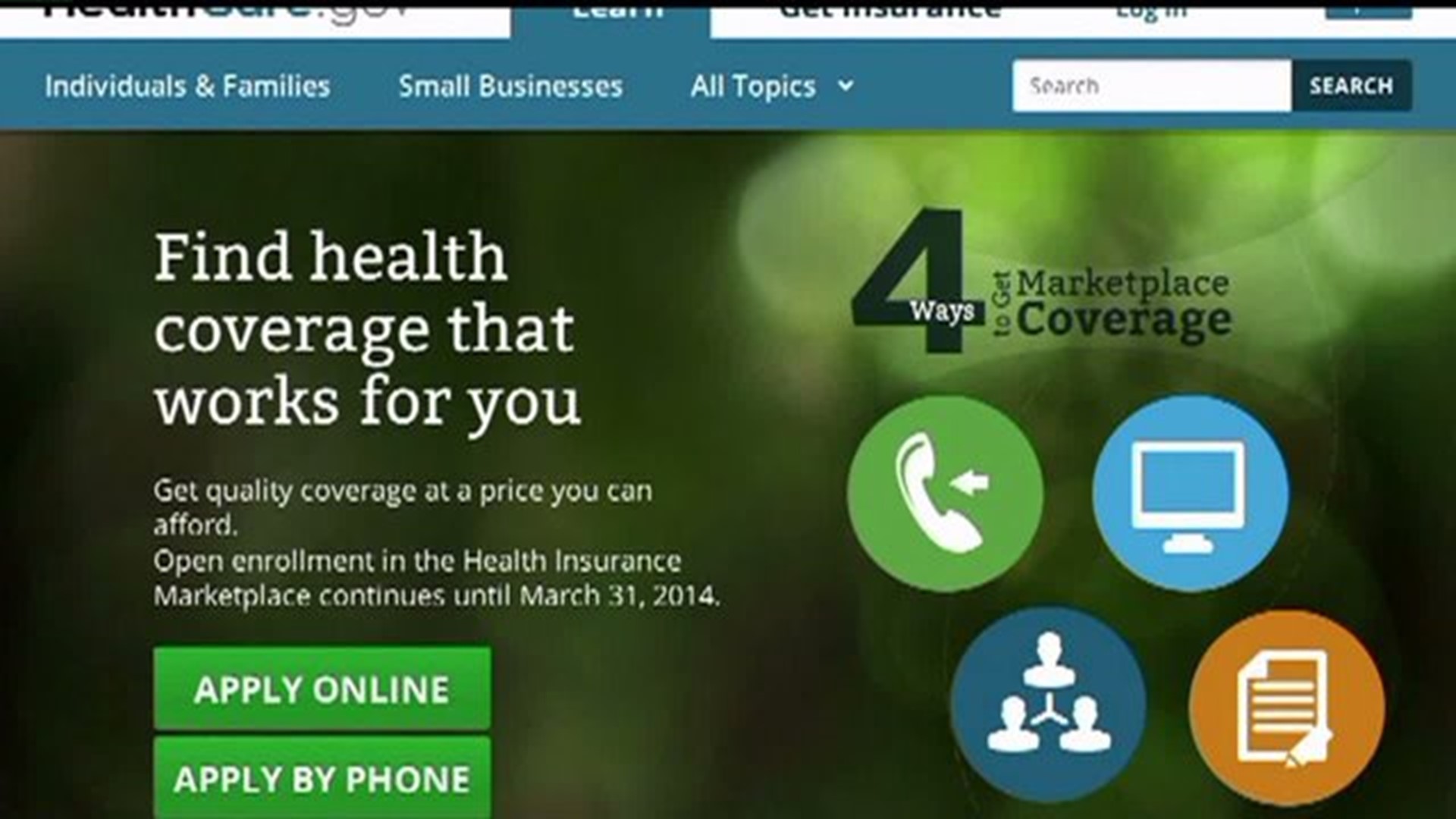 Deadline to sign up for the Affordable Care Act is approaching soon