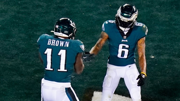 Former Eagles Player says Brown and Smith are best WR Duo in NFL