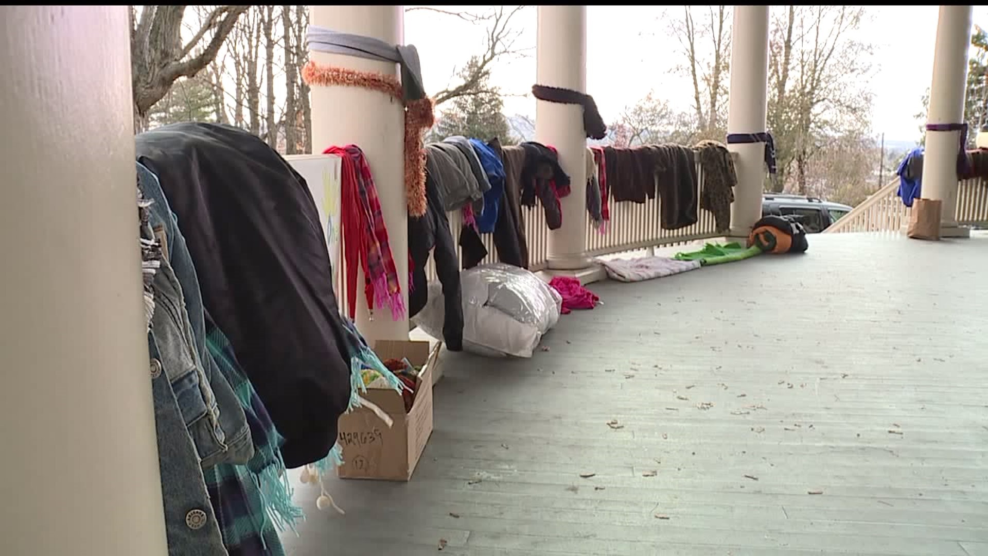 York woman collects winter clothes for those in need