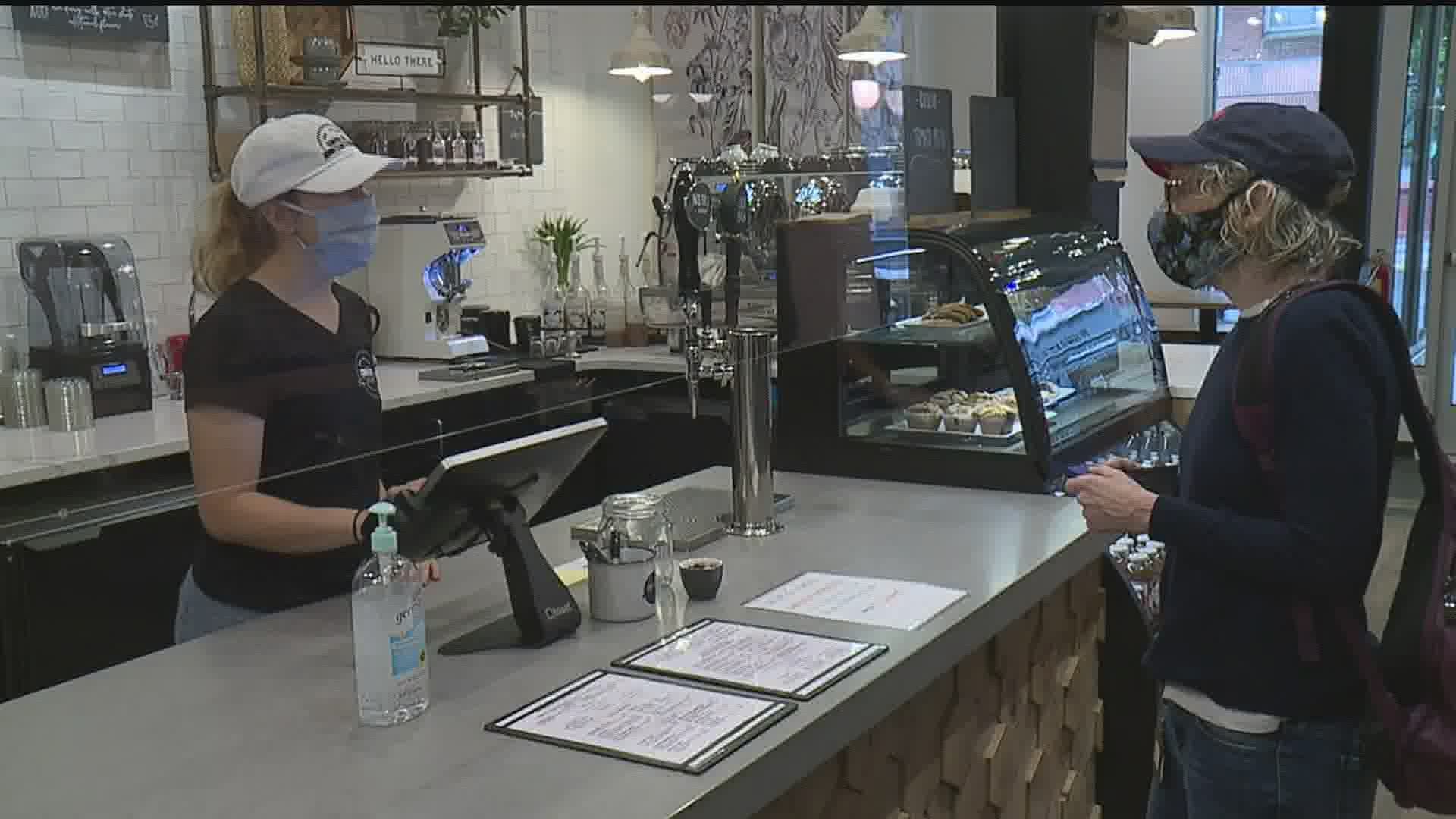 "It's amazing, we're excited to be here for Lancaster," said Mark Fisher. Hew Holland Coffee opened its doors to customers this week in the city.