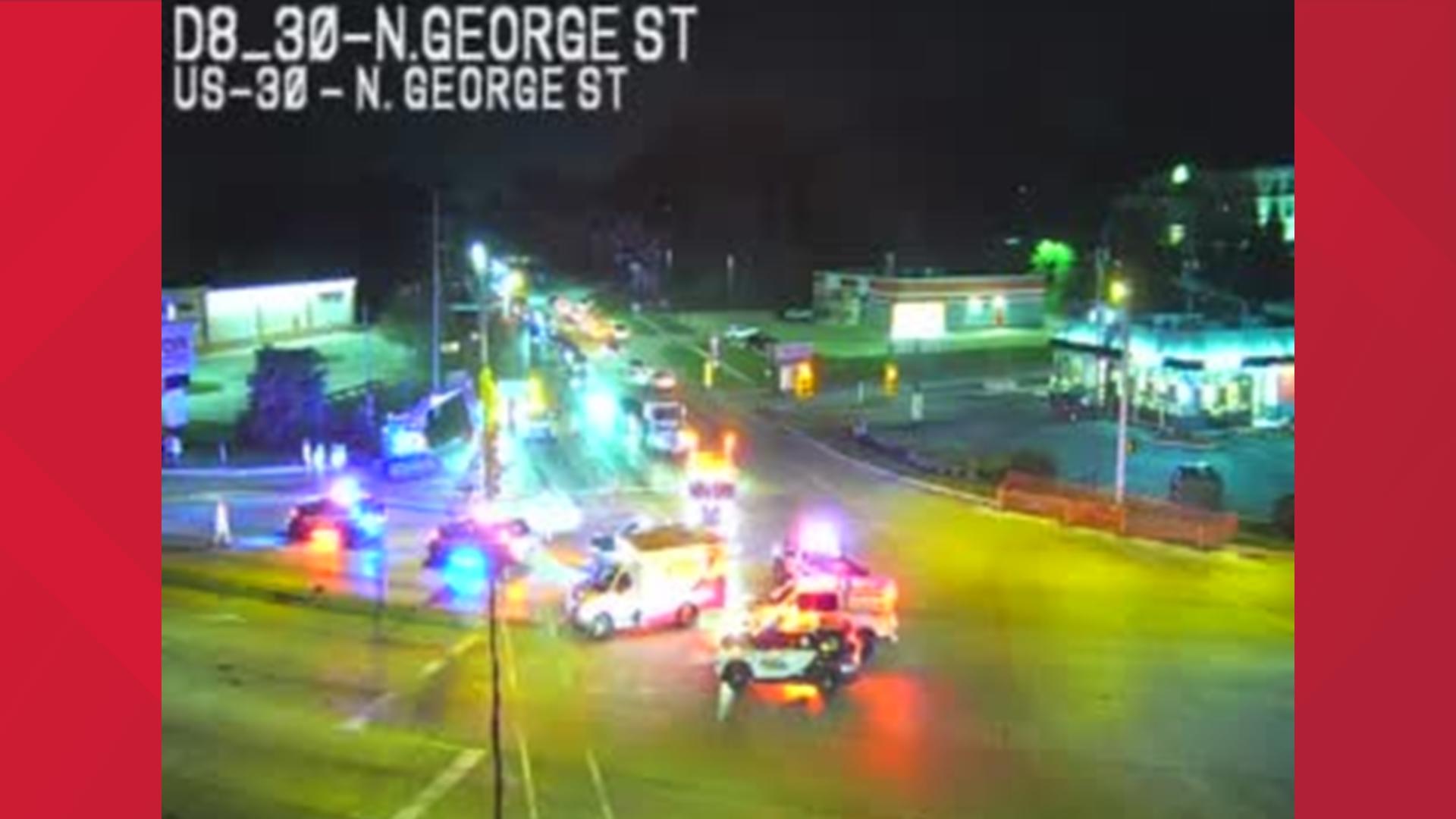 Route 30 in York County reopens after pedestrian struck | fox43.com