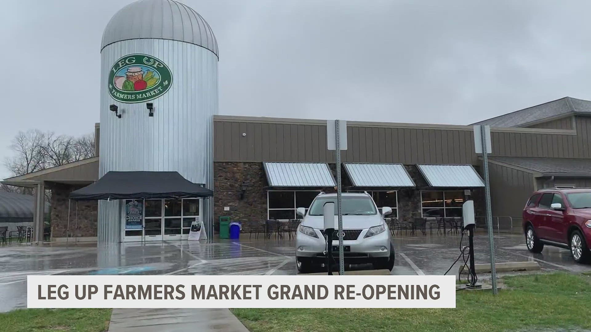 Farmers Market employees celebrated the store's 8th anniversary of supporting local businesses and children with special needs.