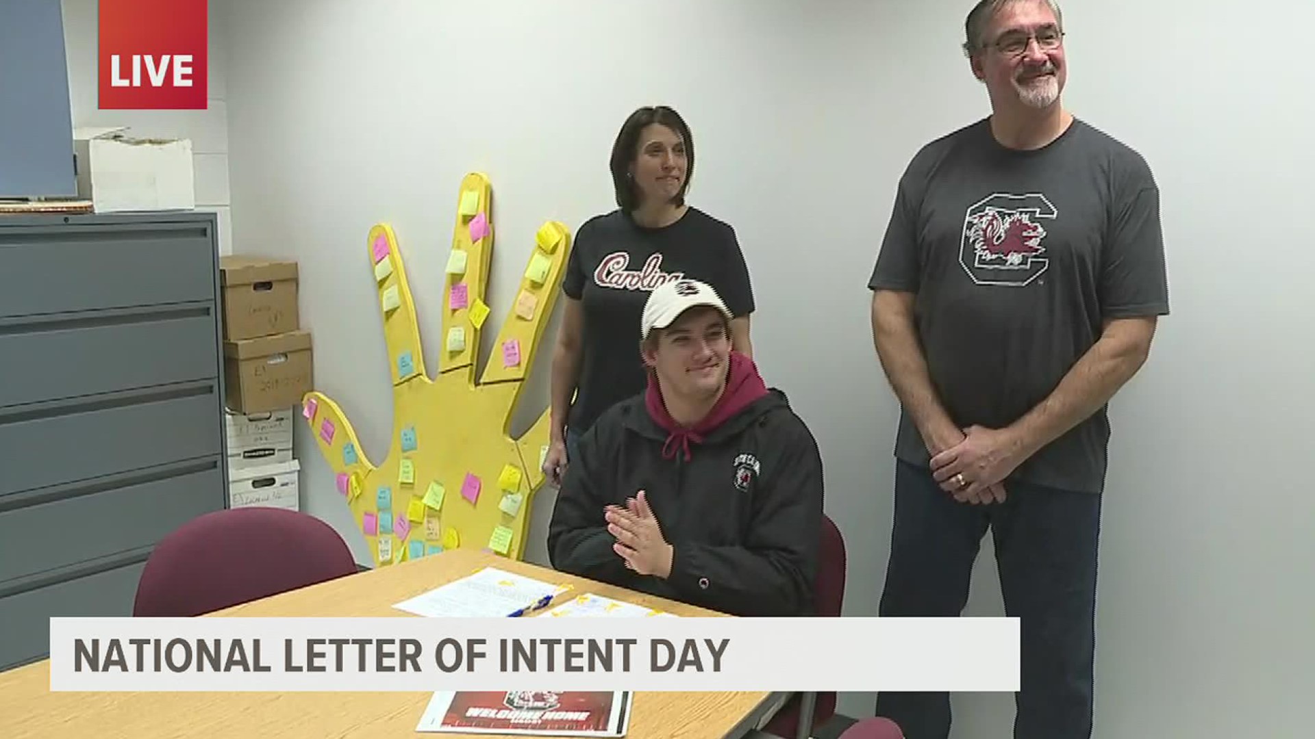 FOX43's Andrew Kalista was live across the region and stopped at three different signing day ceremonies.