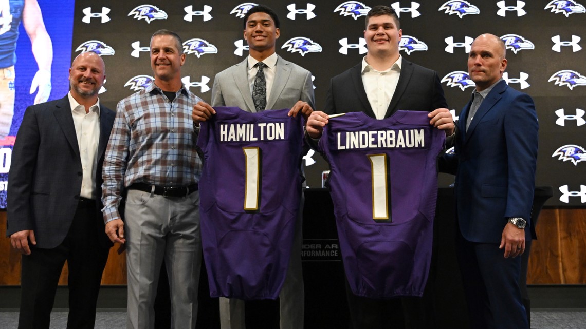 Baltimore Ravens select Kyle Hamilton with the No. 14 overall pick in draft