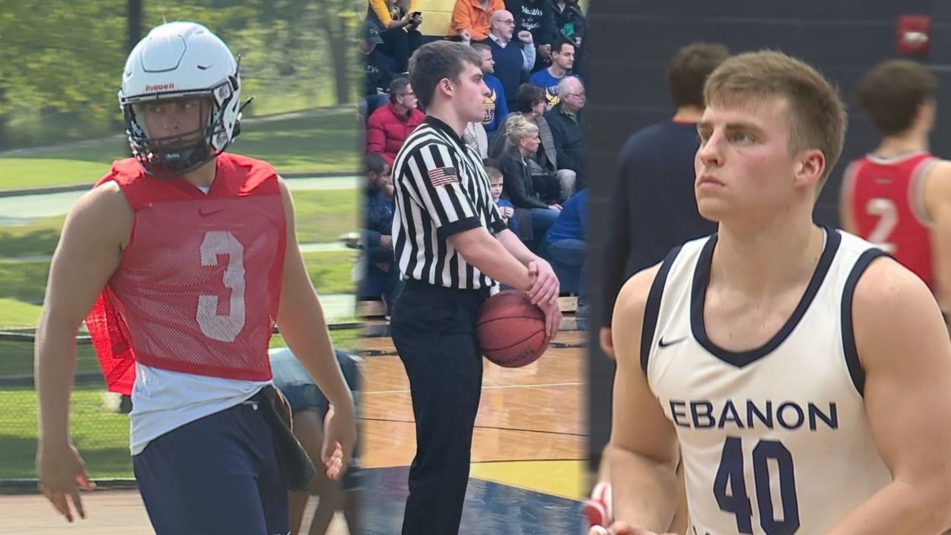 The Lebanon Valley College student-athlete began officiating last year after talking with his dad.