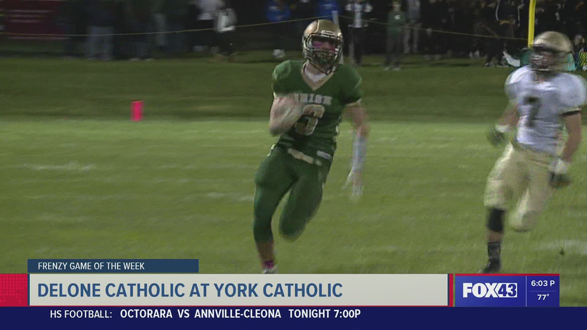 HSFF Game of the Week Preview: Delone Catholic at York Catholic