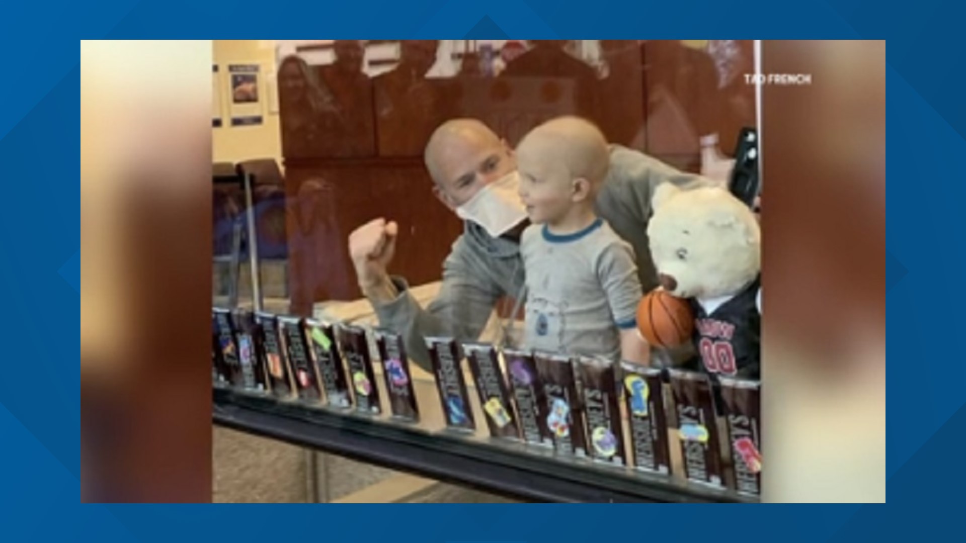 Adley's Army Red Land basketball team supports their biggest fan as he