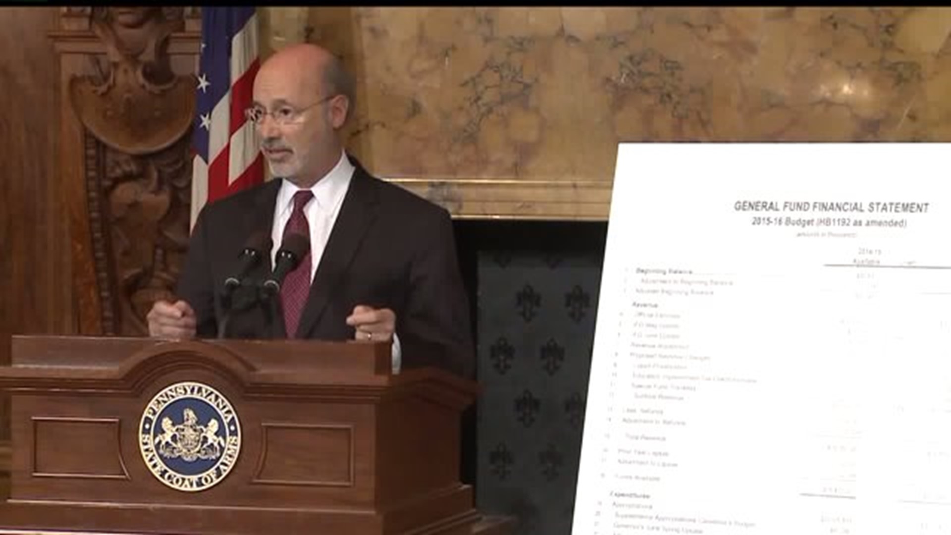 Continuing coverage of Governor Wolf`s budget veto