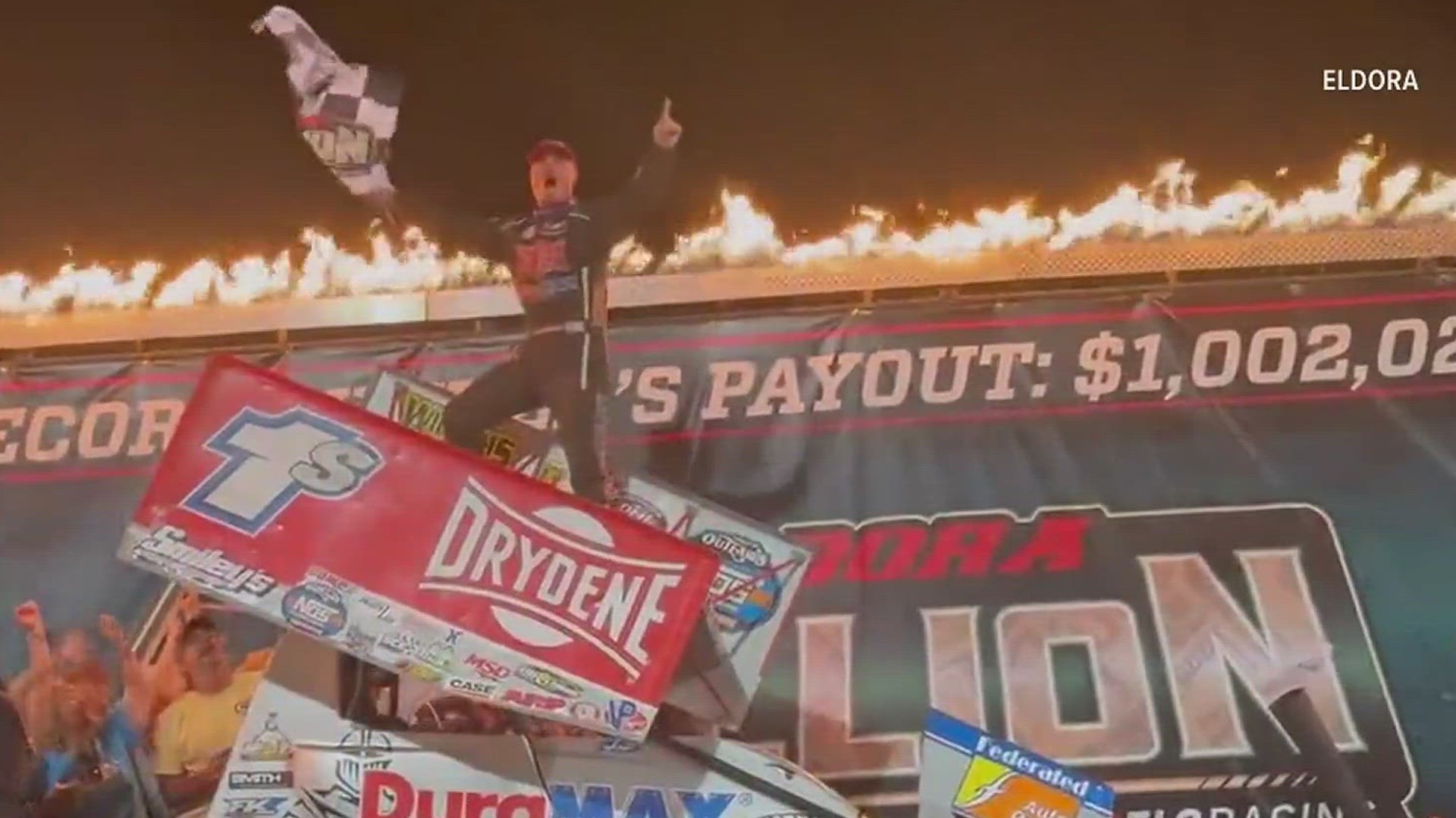 Shark Racing's Logan Schuchart made history by winning the first million dollar sprint car race.