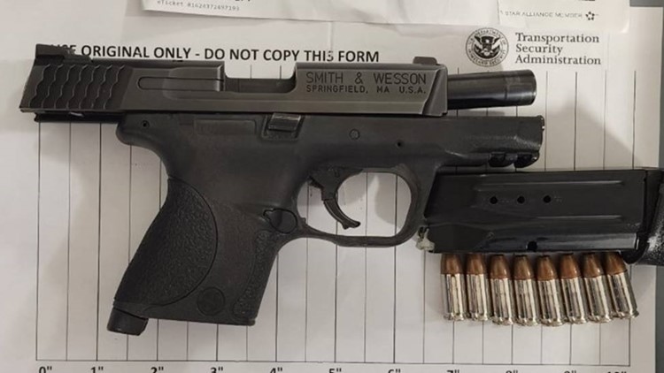 Cumberland County man cited for attempting to carry loaded handgun on plane