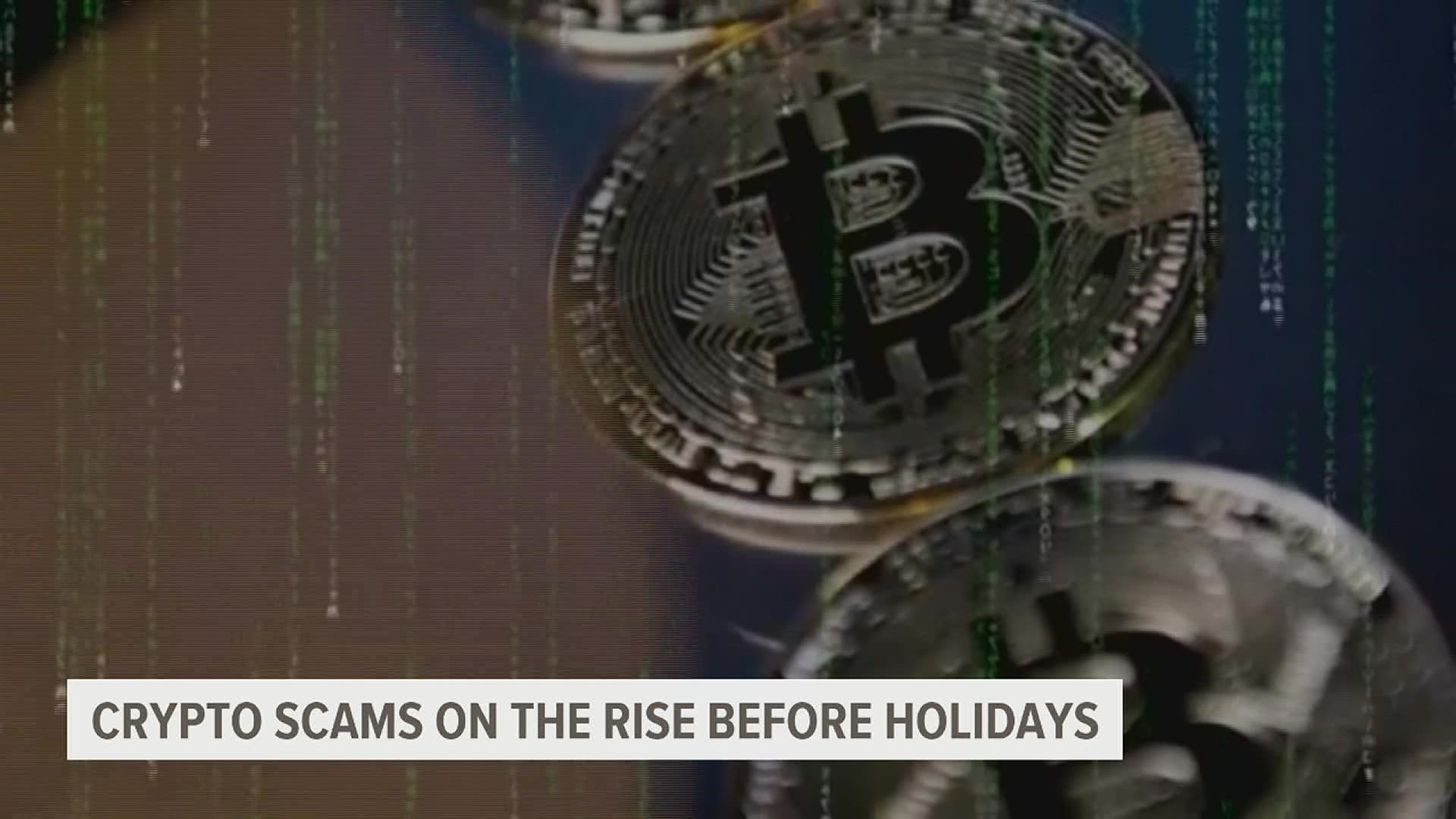 As online shopping for the holiday ramps up, cyber experts are sounding the alarm about the rising number of crypto scams