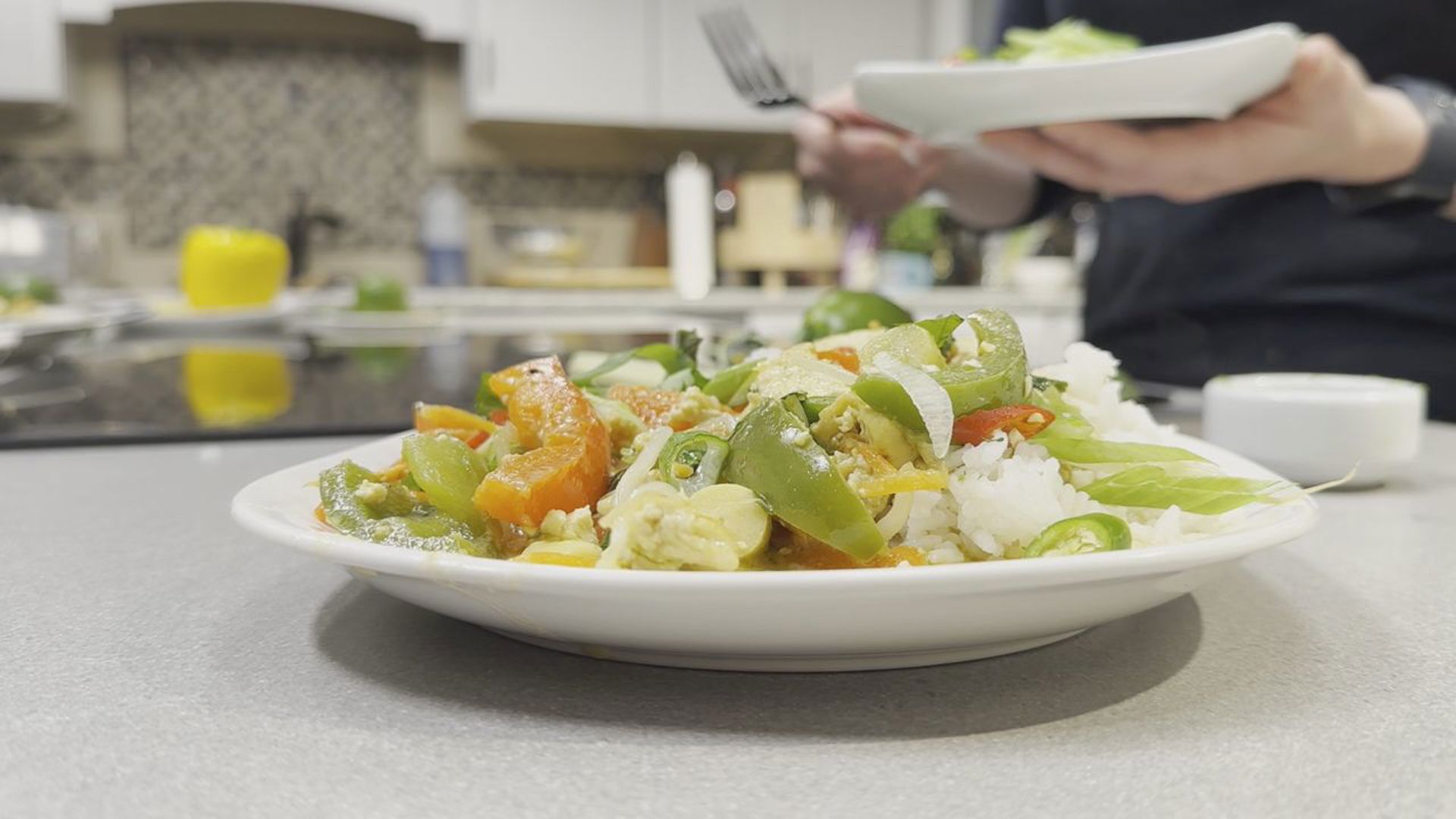 We are celebrating AANHPI Month with a recipe of Thai Green Curry.