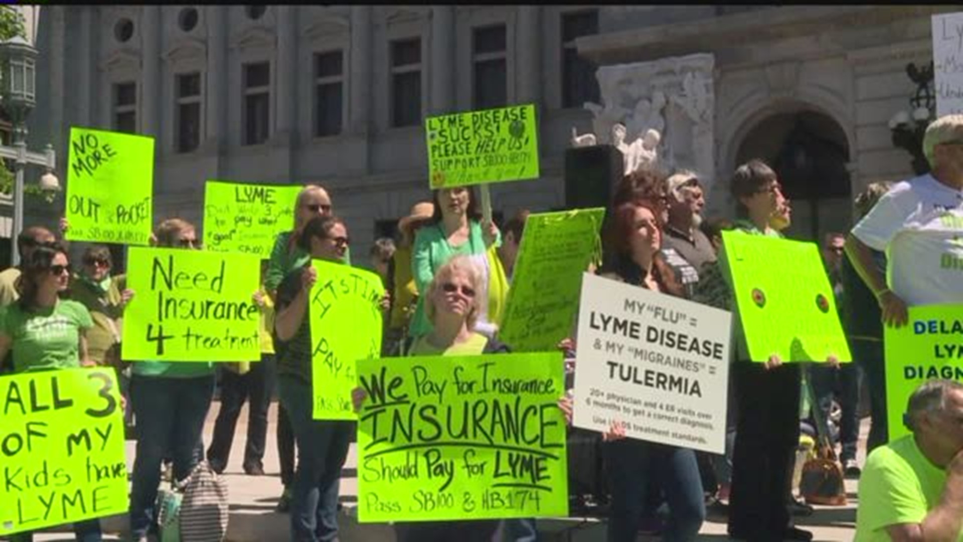 Rally to fight lyme disease
