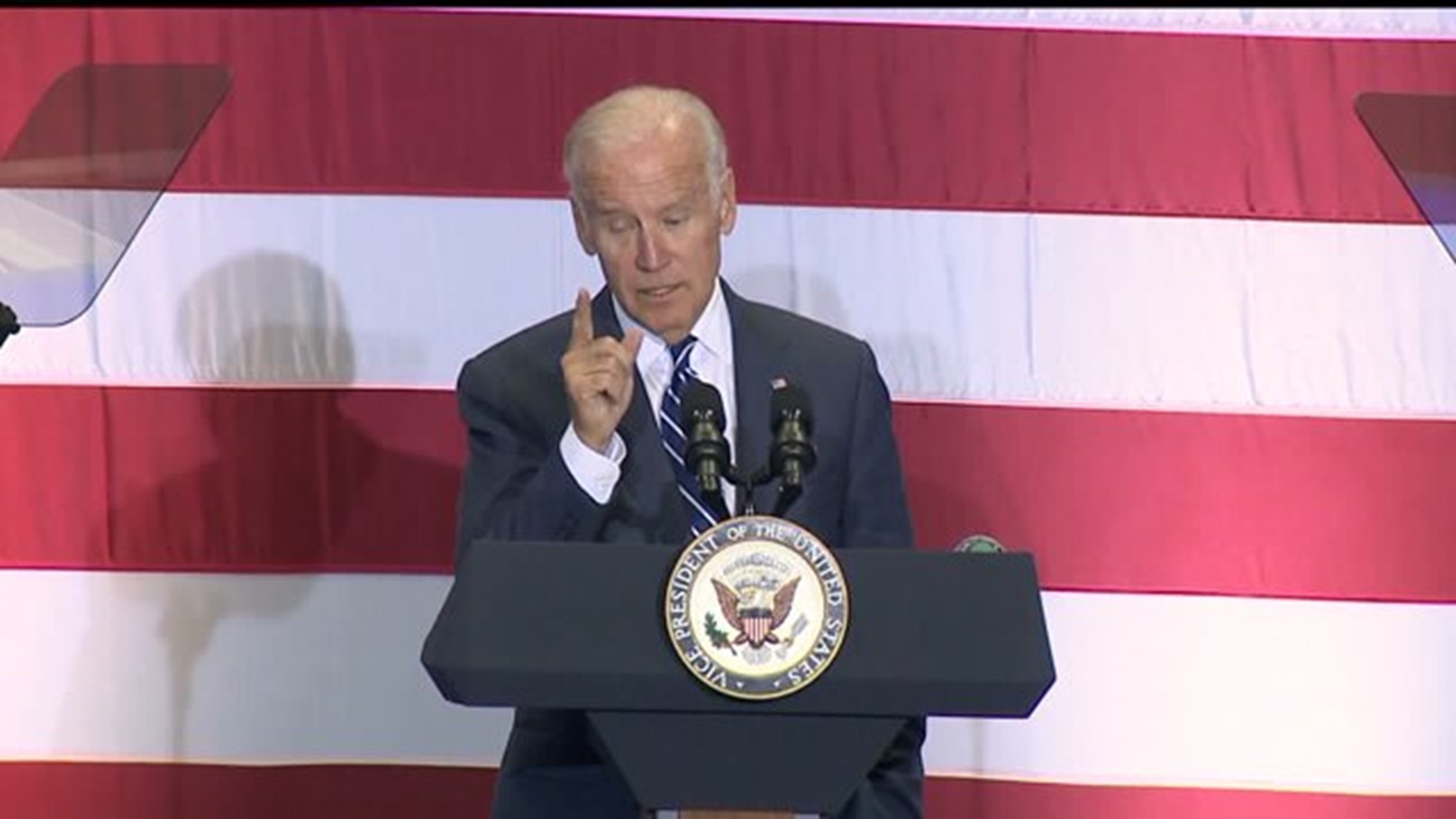 Vice President Joe Biden rallies crowd in Harrisburg