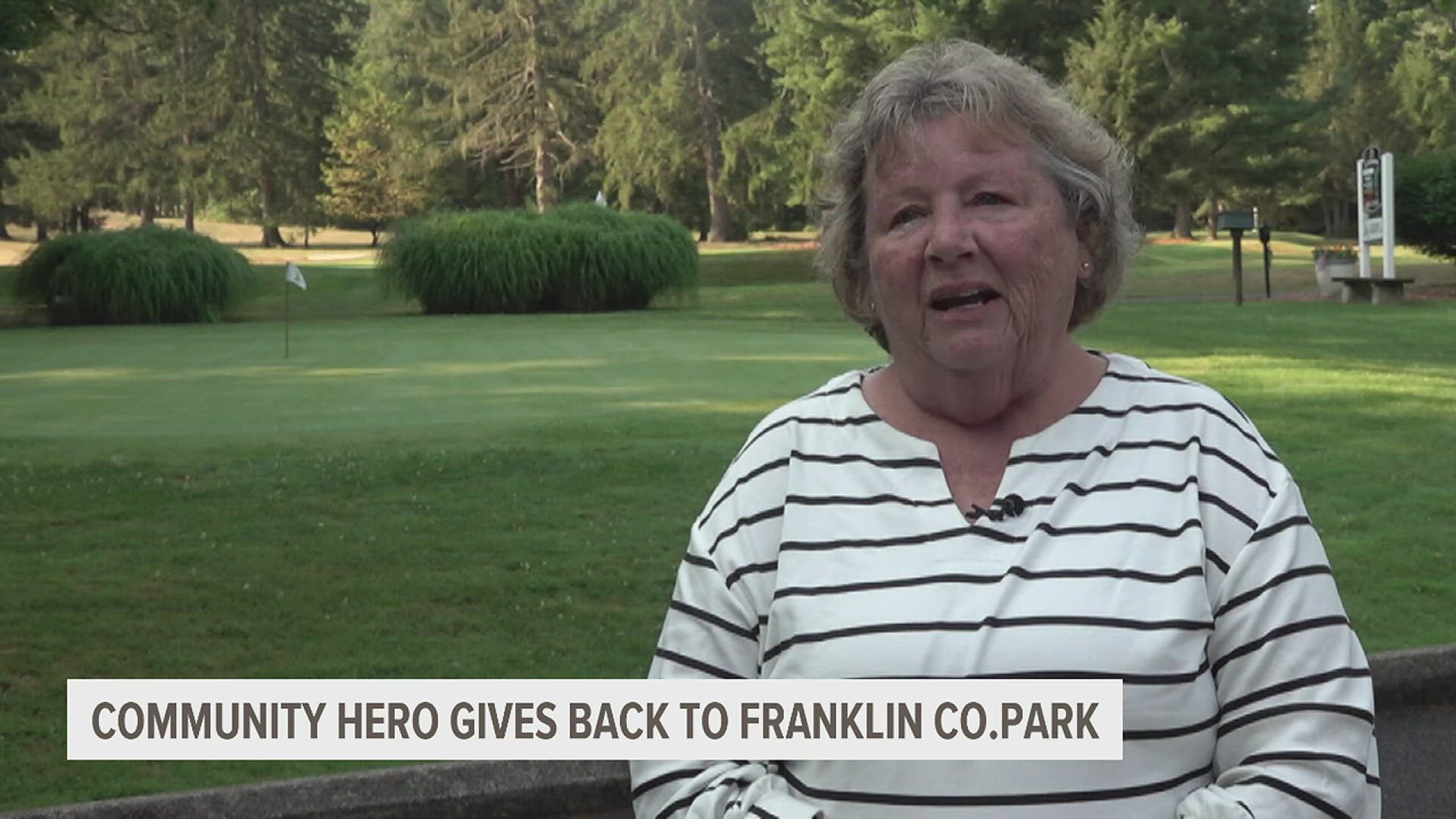 A Franklin County native continues to give back to a park that's given back to her.