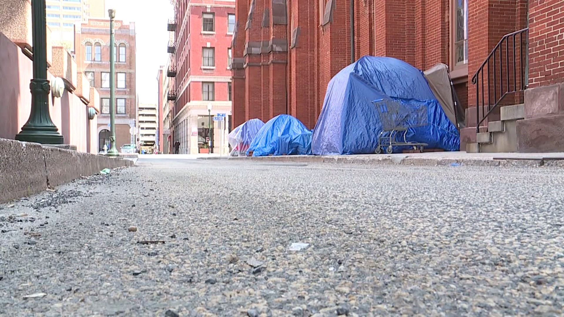 Harrisburg homelessness a "chronic problem"; Downtown `Tent City` demolished May 1