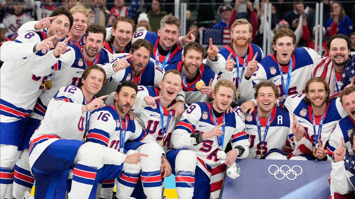 From Hershey to Olympic gold: Thompson family celebrates in Italy