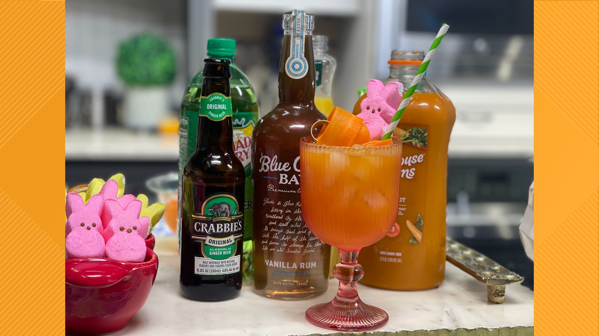 That leftover Easter ham can easily be turned into Linguine à la Chesapeake, and a Bunny Punch cocktail will keep you hopping all holiday long.