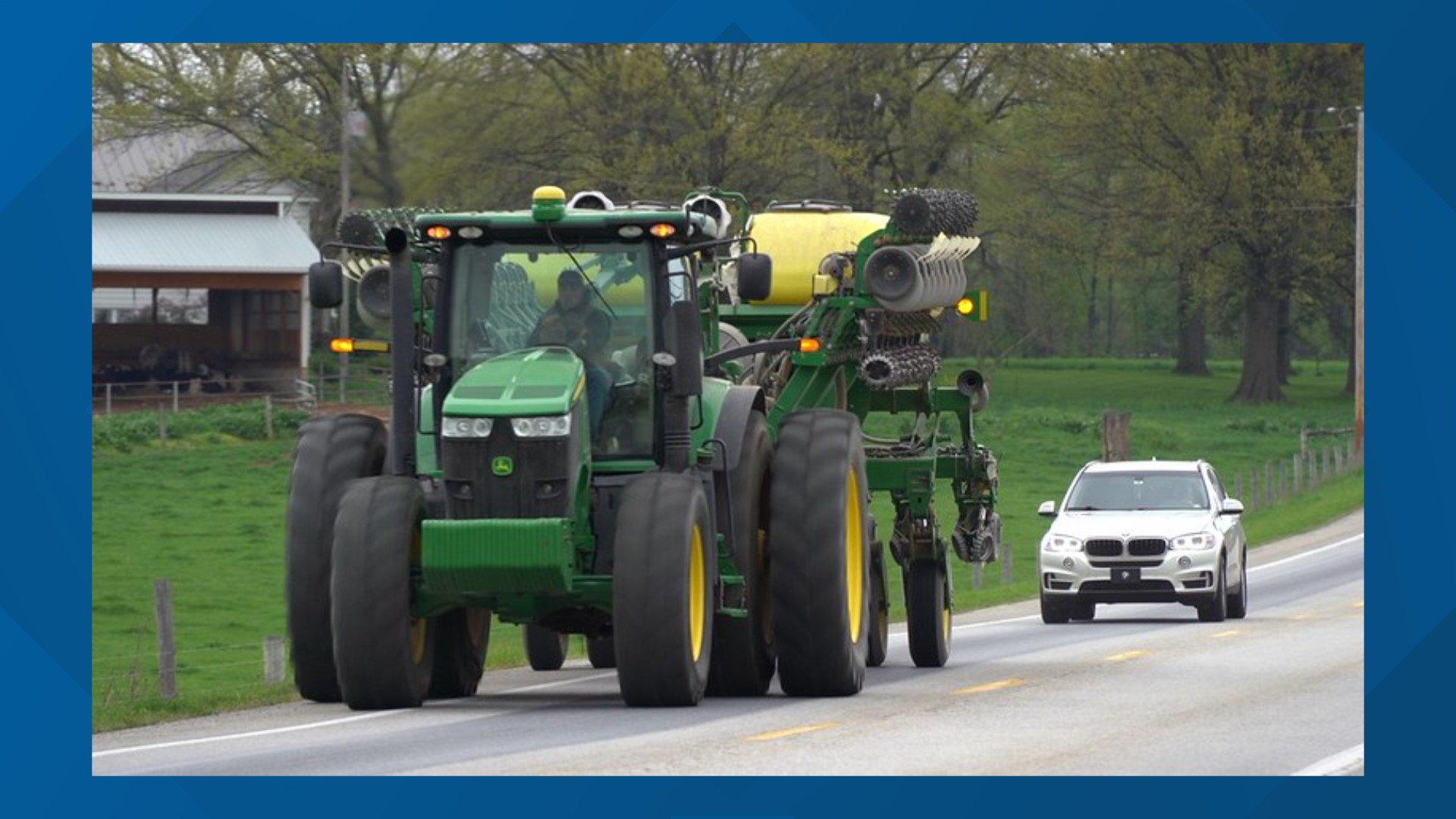 According to PennDOT, there were 112 crashes last year involving farm equipment on rural roads, seven of which were deadly.