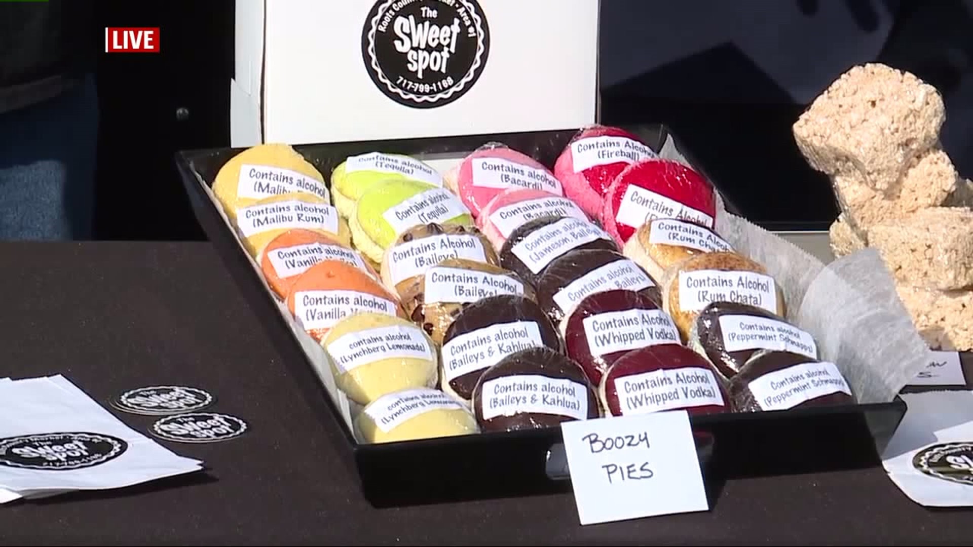 The Sweet Spot Food Truck puts a new spin on old treat with "boozy" whoopie pies
