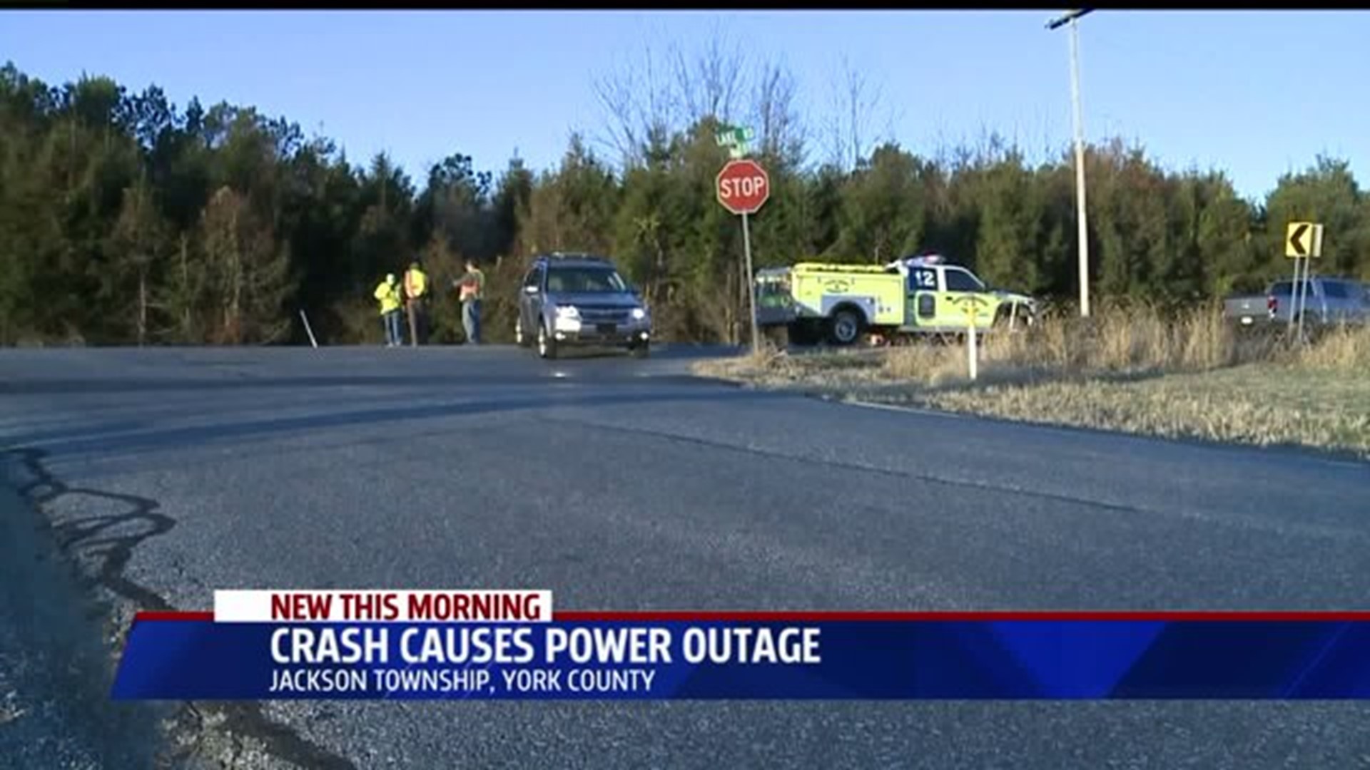 Crash in Jackson Township causes power outages in Spring Grove