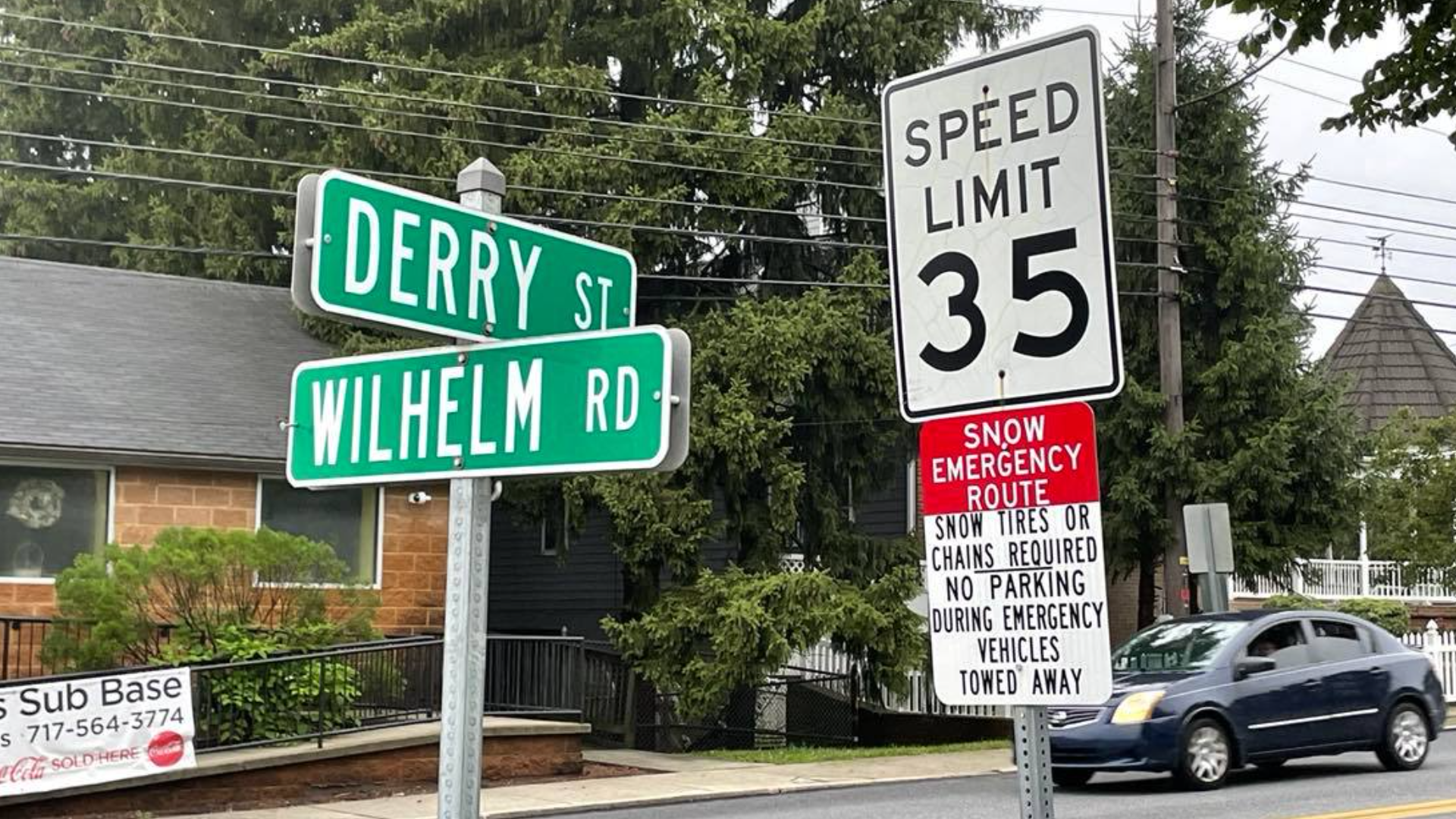 At least half a dozen neighbors said their parked cars had been hit near the intersection in Dauphin County.