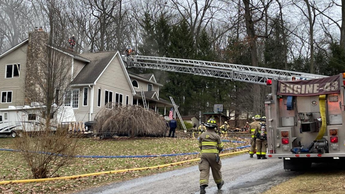 Crews respond to house fire in York County