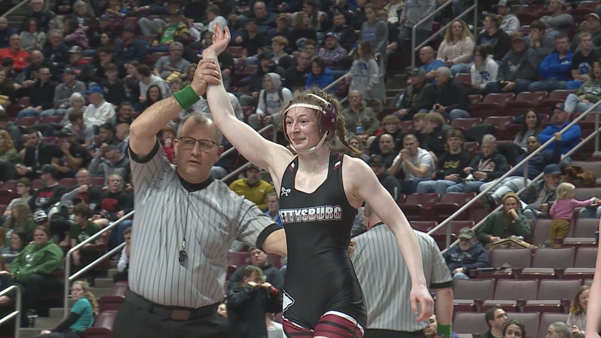 Zoey Haines is the third member of the Haines family to win a PIAA state championship.